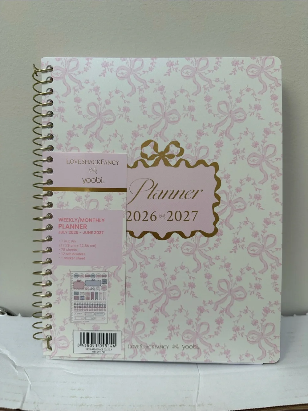 LoveShackFancy x Target - Yoobi Monthly and Weekly Planner 7
